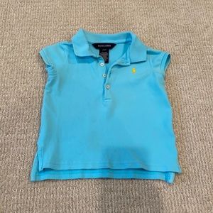 Girls Ralph Lauren 2T collared short sleeve shirt